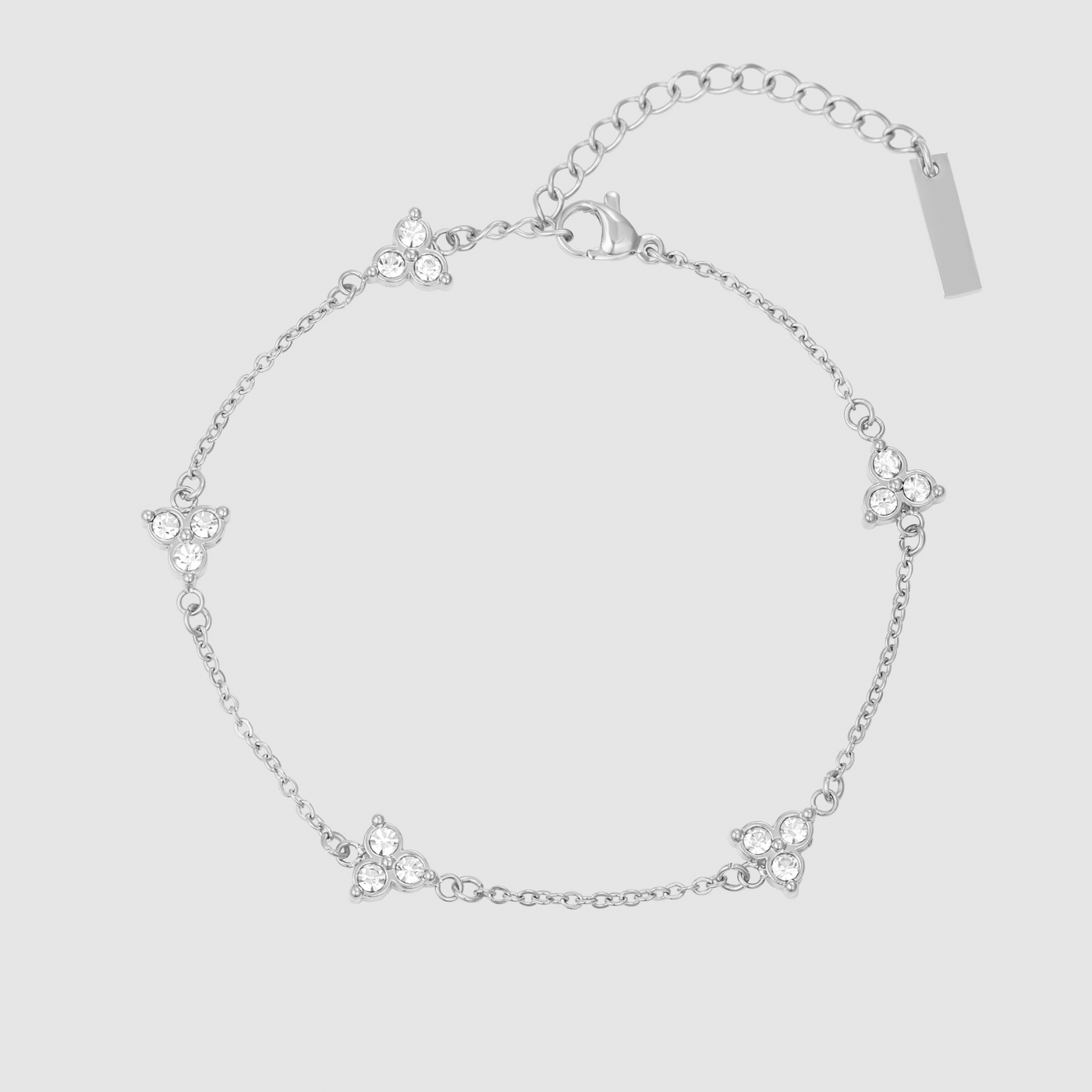 White Clover Bracelet (Silver)