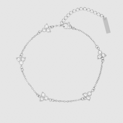 White Clover Bracelet (Silver)