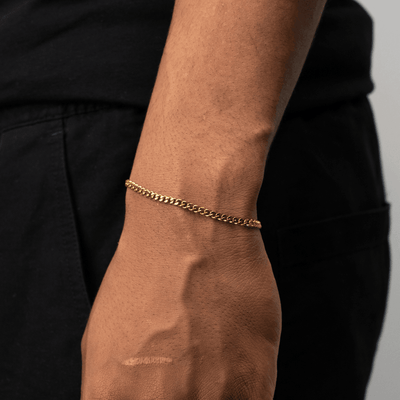 Cuban Bracelet (Gold) 3MM