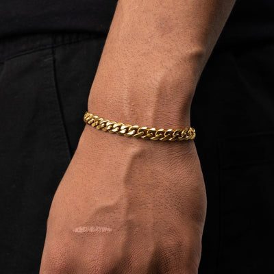 Cuban Bracelet (Gold) 8MM