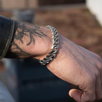 Cuban Bracelet (Silver) 12MM