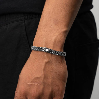 Cuban Bracelet (Silver) 8MM