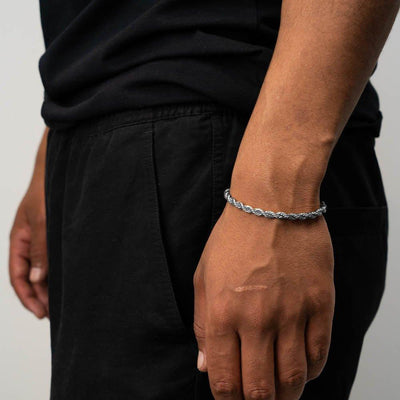 Rope Bracelet (Silver) 5MM